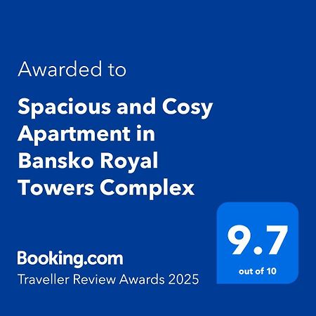 Spacious And Cosy Apartment In Bansko Royal Towers Complex Экстерьер фото